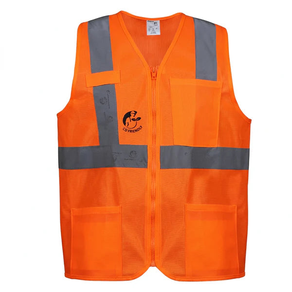 CHALECO DE ALTA VISIBILIDAD NARANJA