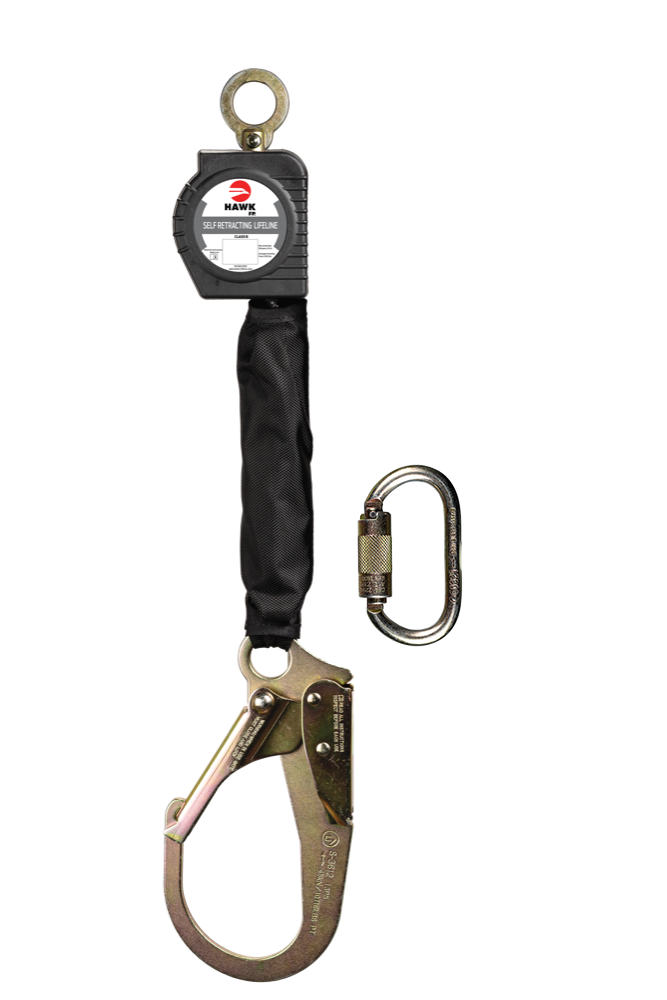 LINEA RETRACTIL HAWK DE CINTA CON GANCHO GDE H/RWR-M 6ft
