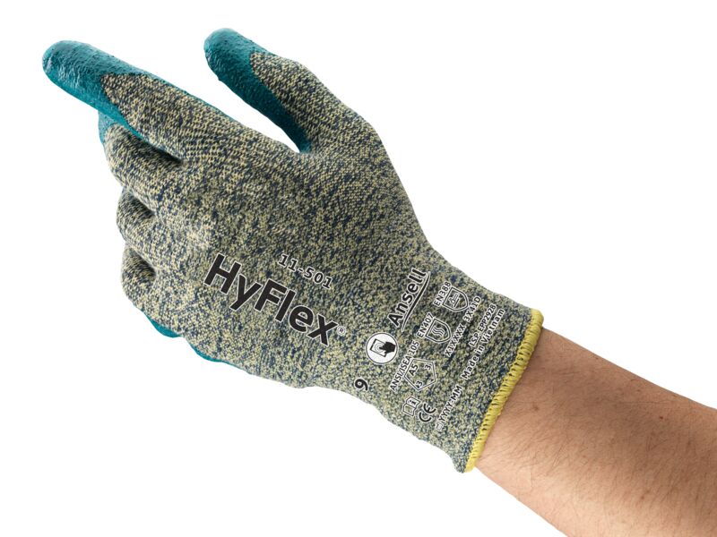 GUANTE CON ESPUMA DE NITRILO HYFLEX