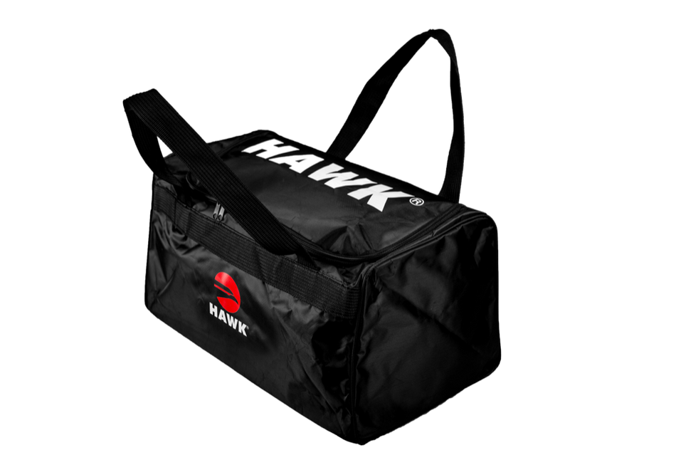 MOCHILA NEGRA PARA EQUIPO DE SEGURIDAD HAWK MODELO MPE-BHWK